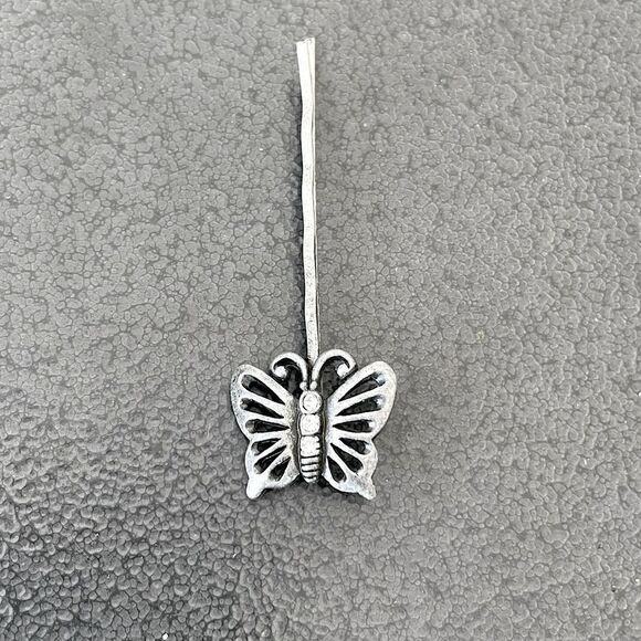 Vintage! Single Metal, Embellished, Butterfly Hair Clip. From the Mid-1990s. - Picture 1 of 3